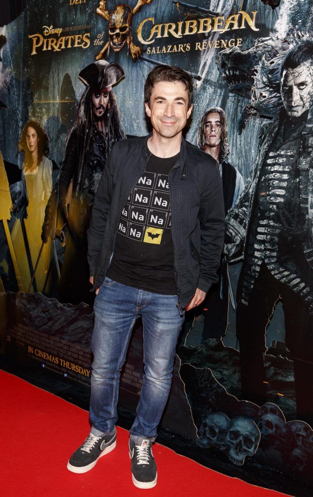 Gordan Hayden pictured at a special preview screening of Disney's all new Pirates of the Caribbean: Salazar's Revenge at the Savoy Cinema, Dublin (20th May 2017). Picture Andres Poveda