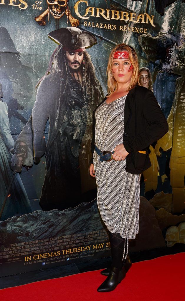 Sarah Niland pictured at a special preview screening of Disney's all new Pirates of the Caribbean: Salazar's Revenge at the Savoy Cinema, Dublin (20th May 2017). Picture Andres Poveda