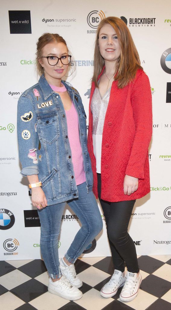 Lorraine Moran and Siobhan Moran Ciamh McCrory pictured at BLOGGERCONF, Ireland's leading social media summit at the Round Room, Mansion House, Saturday 20th May 2017. Pic: Patrick O'Leary