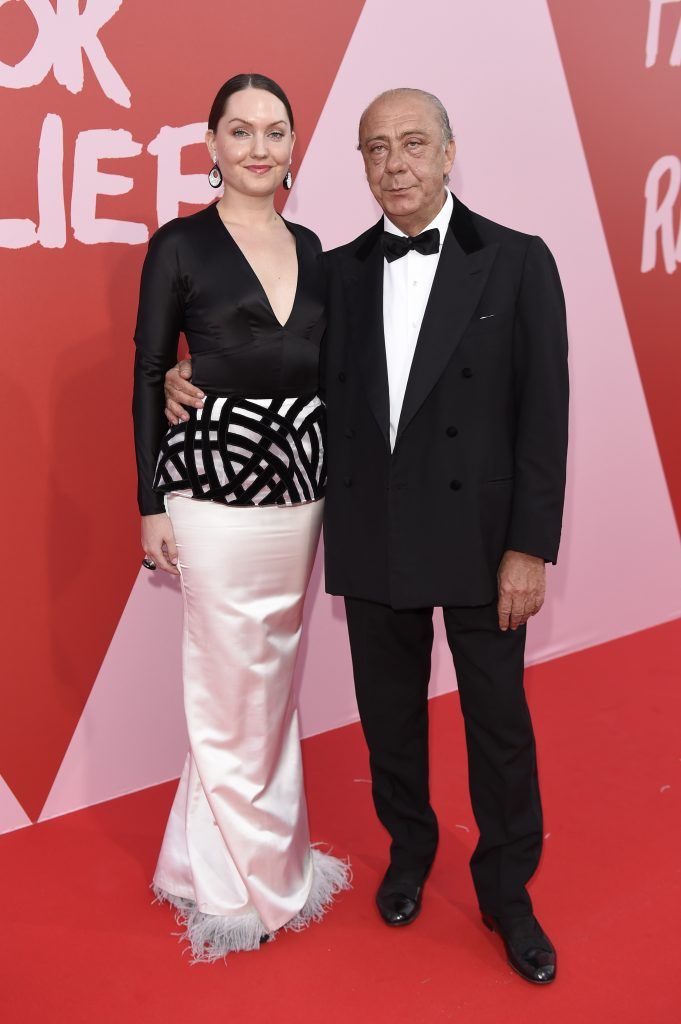 Fawaz Gruosi (R)  attends the Fashion for Relief event during the 70th annual Cannes Film Festival at Aeroport Cannes Mandelieu on May 21, 2017 in Cannes, France.  (Photo by Antony Jones/Getty Images)
