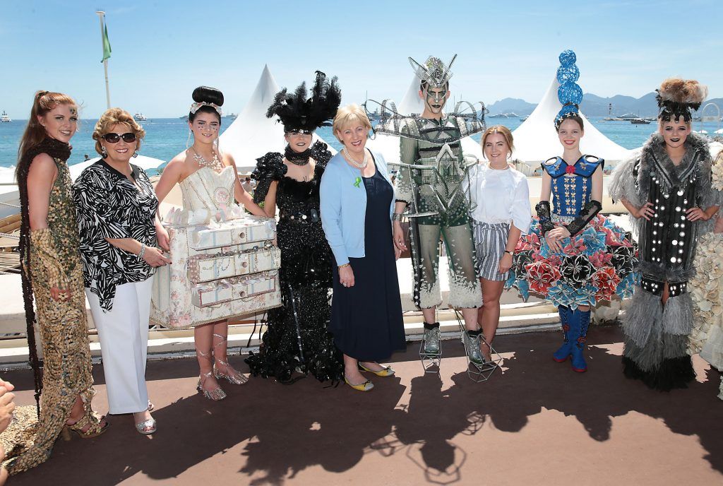 Bank of Ireland Junk Kouture Finalists as they attended the 70th annual Cannes Film Festival in France. Picture: Brian McEvoy