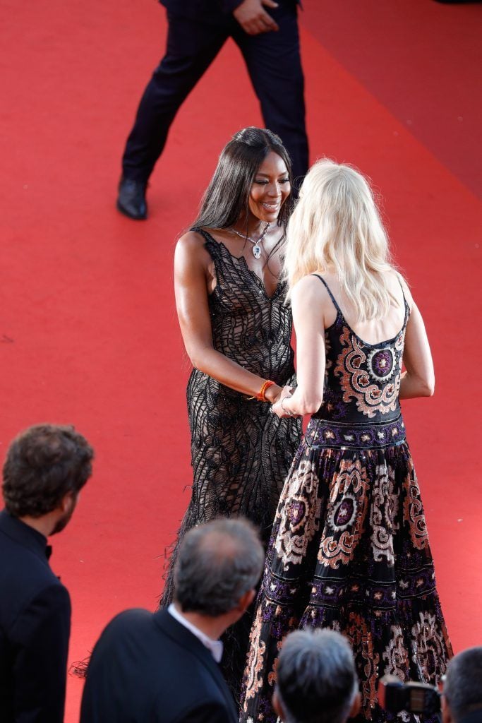 Naomi Campbell and Nicole Kidman attend the 70th Anniversary of the 70th annual Cannes Film Festival at Palais des Festivals on May 23, 2017 in Cannes, France.  (Photo by Andreas Rentz/Getty Images)