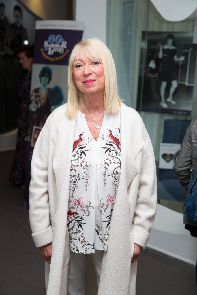 Anne Doyle pictured at the launch of the 60's Summer of Love exhibition featuring legendary singer Donovan Leitch which opened at the Museum of Style Icons at Newbridge Silverware. Pic by Conor Healy