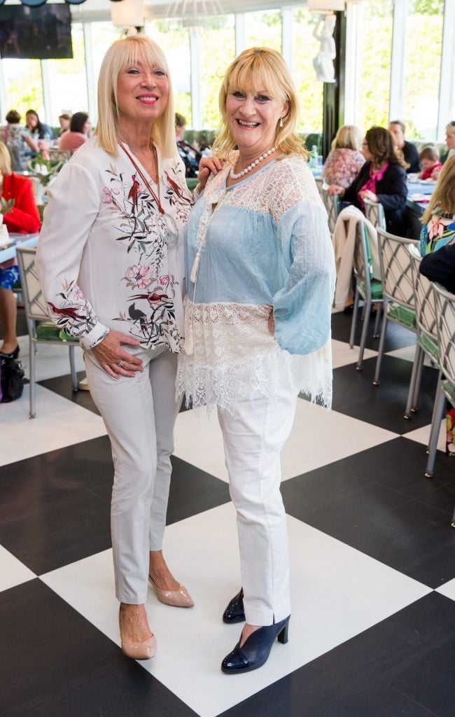Anne Doyle and Mary Fanning pictured at the launch of the 60's Summer of Love exhibition featuring legendary singer Donovan Leitch which opened at the Museum of Style Icons at Newbridge Silverware. Pic by Conor Healy