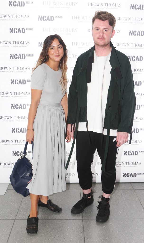 Pictured at the National College of Arts and Design (NCAD)’s annual fashion show. Photo: Leon Farrell/Photocall Ireland