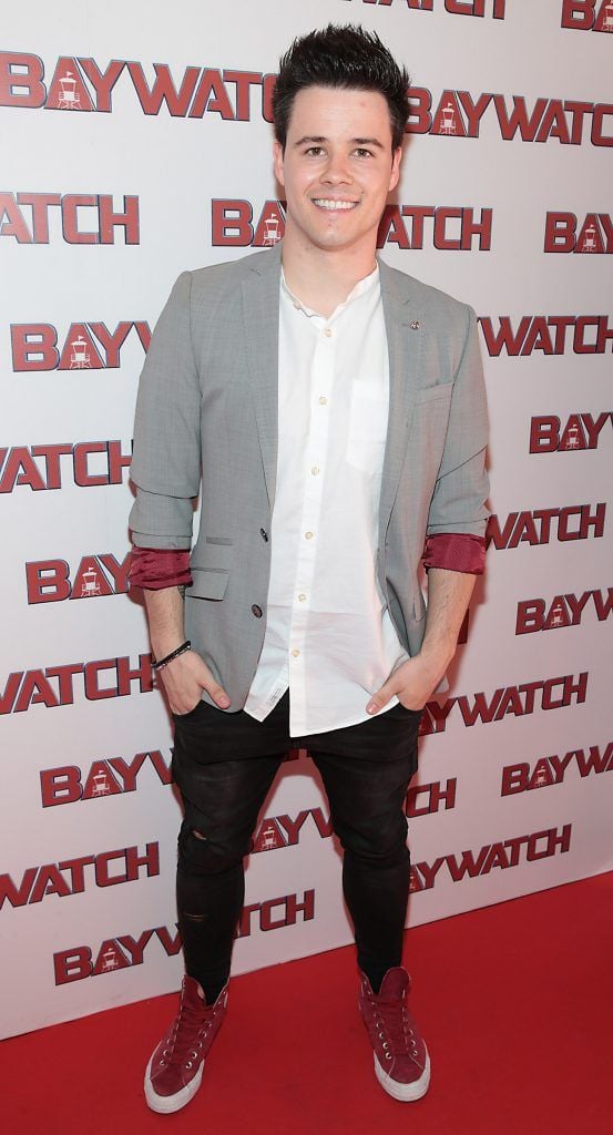 Dayl Cronin at the Irish premiere screening of Baywatch at the Savoy Cinema on O'Connell Street, Dublin. Photo by Brian McEvoy