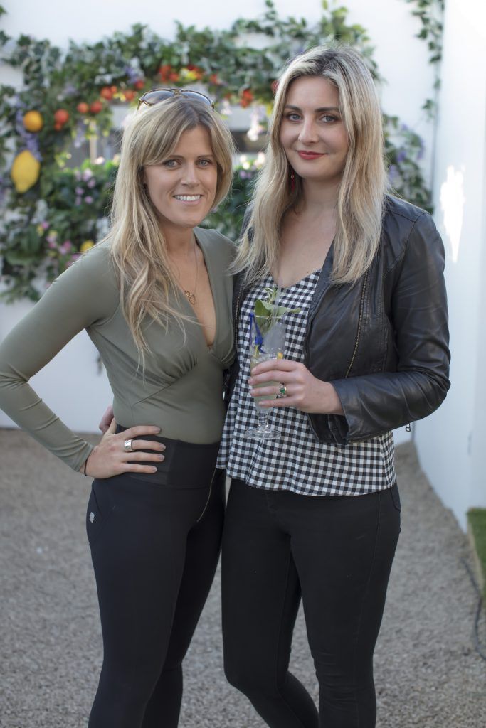 Audrey O'Connor  & Aoibhinn McBride pictured at the launch of The House of Peroni in Dublin. It is open to the public from 25th of May to 4th of June 2017 at 1 Dame Lane, showcasing the best of contemporary Italian food and drink. Photo: Anthony Woods