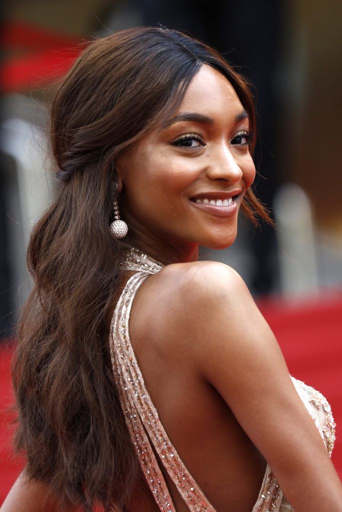 Jourdan Dunn attends the "The Killing Of A Sacred Deer" screening during the 70th annual Cannes Film Festival at Palais des Festivals on May 22, 2017 in Cannes, France.  (Photo by Tristan Fewings/Getty Images)