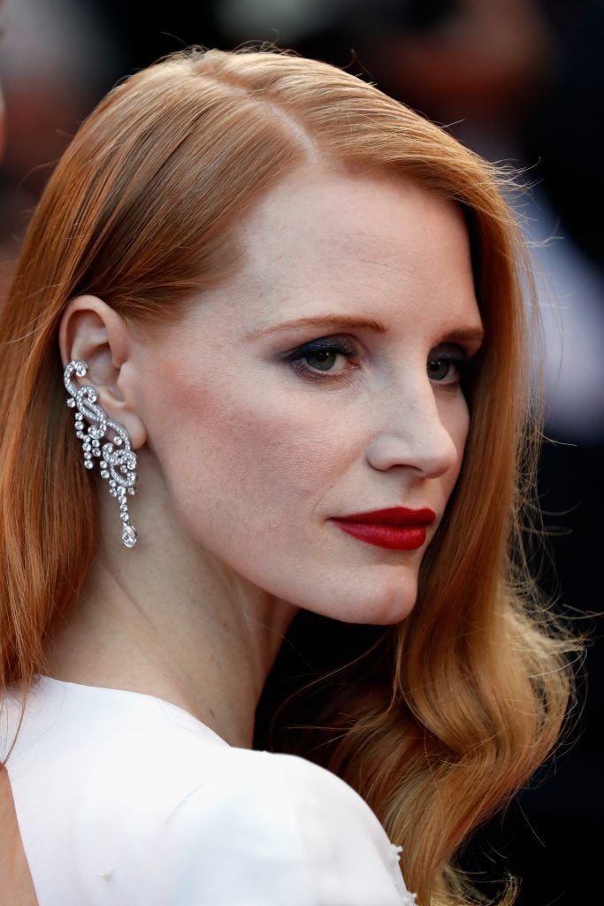 Jessica Chastain attends the Closing Ceremony of the 70th annual Cannes Film Festival at Palais des Festivals on May 28, 2017 in Cannes, France.  (Photo by Tristan Fewings/Getty Images)