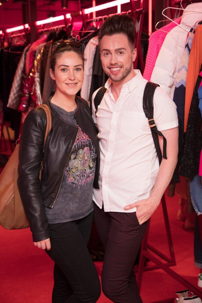 Mark Rogers & Orla McConnon pictured at the Penneys A/W '17 preview at Primark HQ Dublin. Photo: Anthony Woods