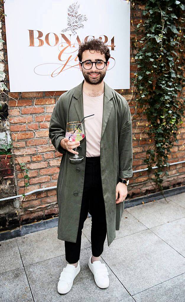 Conor Merriman enjoying Brunch After Hours at the launch of new premium Irish gin, Bonac 24, in The Woollen Mills. Picture Andres Poveda