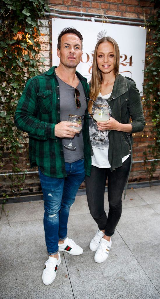 Barry Maguire and Irma Mali enjoying Brunch After Hours at the launch of new premium Irish gin, Bonac 24, in The Woollen Mills. Picture Andres Poveda
