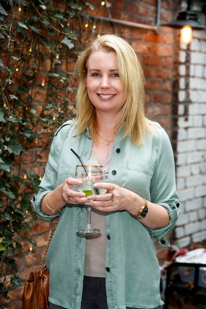 Fiona O'Connell enjoying Brunch After Hours at the launch of new premium Irish gin, Bonac 24, in The Woollen Mills. Picture Andres Poveda