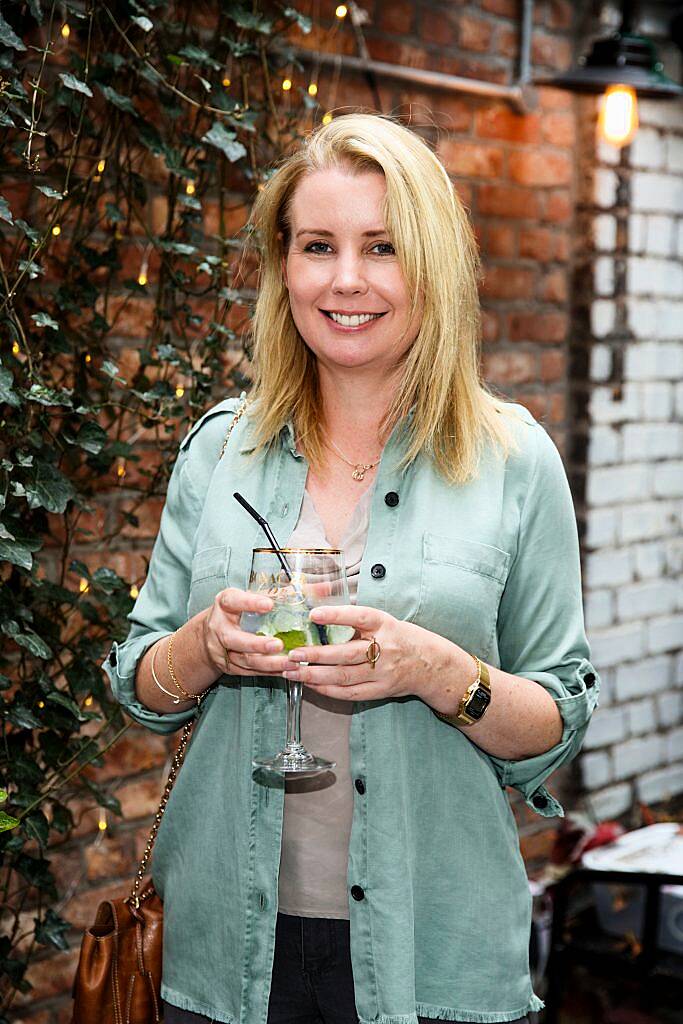 Fiona O'Connell enjoying Brunch After Hours at the launch of new premium Irish gin, Bonac 24, in The Woollen Mills. Picture Andres Poveda