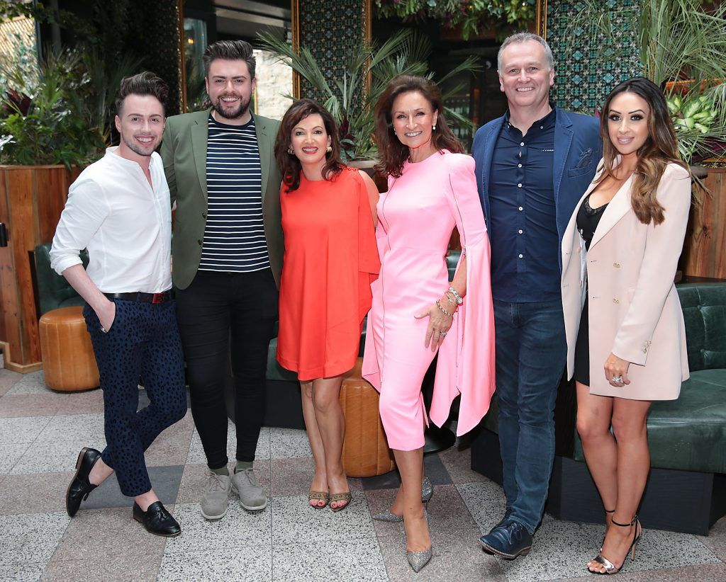 Mark Rogers, James Patrice Butler, Maura Derrane, Celia Holman Lee, Daithi O Se and Michelle Regazolli Stone at the RTE Media Sales celebration of the most successful Season of the RTE's 'Today with Maura and Daithi Show' at Nolita, Dublin. Pictures: RTE