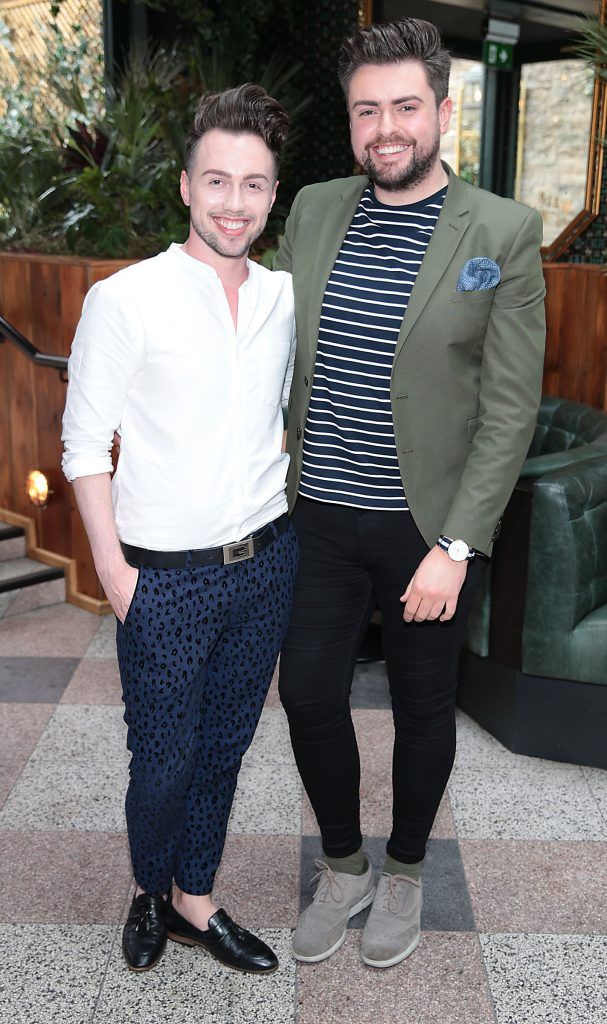 Mark Rogers and James Patrice Butler at the RTE Media Sales celebration of the most successful Season of the RTE's 'Today with Maura and Daithi Show' at Nolita, Dublin. Pictures: RTE