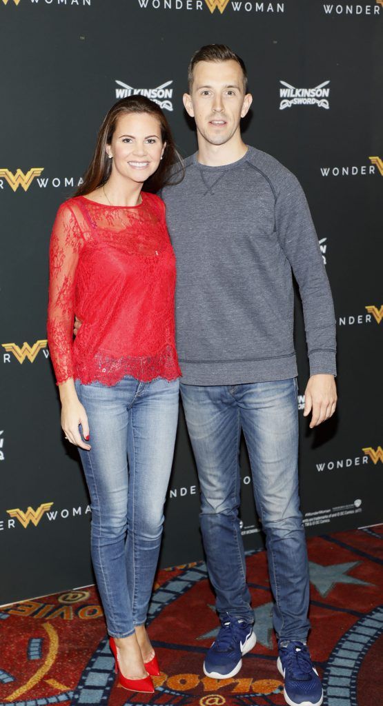 Heidi Morgan and Luke O'Faolain at an exclusive screening by Wilkinson Sword of Wonder Woman. Photo by Kieran Harnett