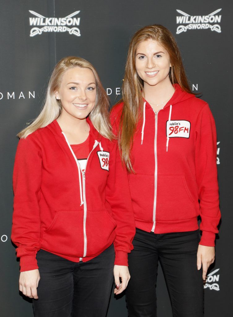 Stephanie O'Gorman and Becca Simmons at an exclusive screening by Wilkinson Sword of Wonder Woman. Photo by Kieran Harnett