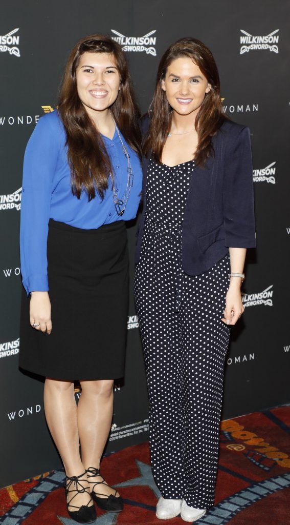 Samantha Spear and Karla Stein at an exclusive screening by Wilkinson Sword of Wonder Woman. Photo by Kieran Harnett