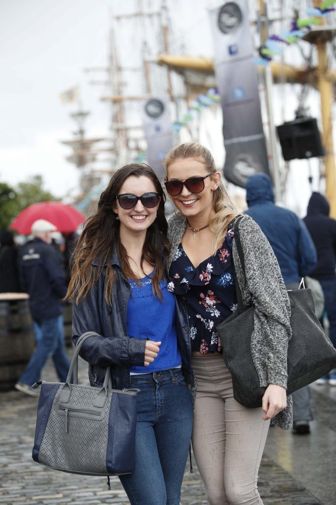 Pictured were Elaine Shaw and Melissa Healy among the thousands of visitors enjoying all the festivities of Dublin Port Riverfest 2017 along Dublin's historic North Wall Quay. Picture: Conor McCabe Photography.