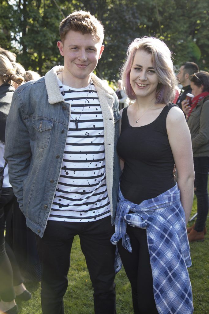 Adam Hart & Sinead O'Quigley pictured at Heineken Light's 'great tomorrow' event with Jenny Greene and the RTE Concert Orchestra performing at Wilton Place, Dublin 2 at the first Have It All Series. Heineken Light is perfect for that midweek social occasion, because sometimes lighter is better. #HaveitAllSeries
Photo: Anthony Woods