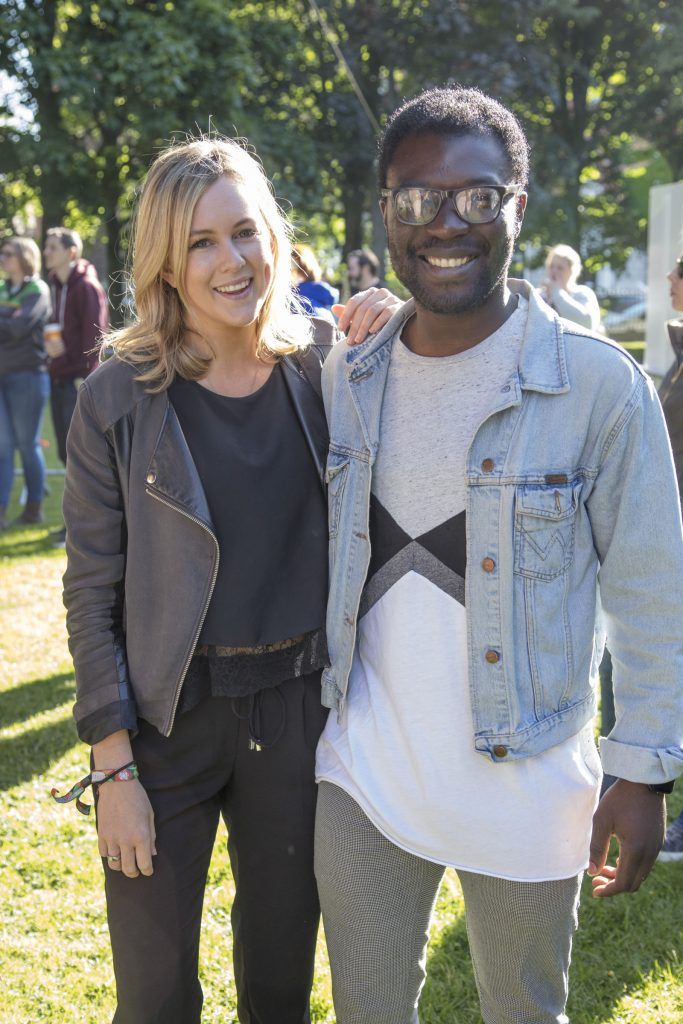 Cassie Stokes & Timi Ogunyemi pictured at Heineken Light's 'great tomorrow' event with Jenny Greene and the RTE Concert Orchestra performing at Wilton Place, Dublin 2 at the first Have It All Series. Heineken Light is perfect for that midweek social occasion, because sometimes lighter is better. #HaveitAllSeries
Photo: Anthony Woods