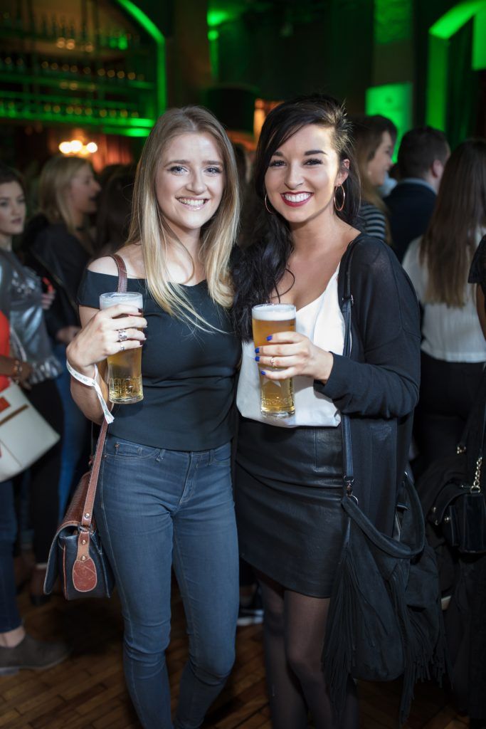 Nicole McConville & Jenny Shanahan pictured at Heineken Light's intimate 'great tonight' event with Jenny Greene and the RTE Concert Orchestra performing at The Odeon, Dublin at the first Have It All Series. Heineken Light is perfect for that midweek social occasion, because sometimes lighter is better. #HaveitAllSeries Photo: Anthony Woods