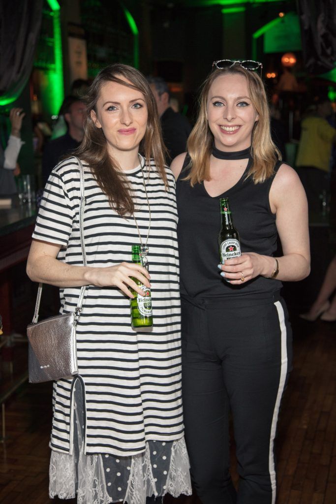 Sarah & Jenny McGinn pictured at Heineken Light's intimate 'great tonight' event with Jenny Greene and the RTE Concert Orchestra performing at The Odeon, Dublin at the first Have It All Series. Heineken Light is perfect for that midweek social occasion, because sometimes lighter is better. #HaveitAllSeries Photo: Anthony Woods