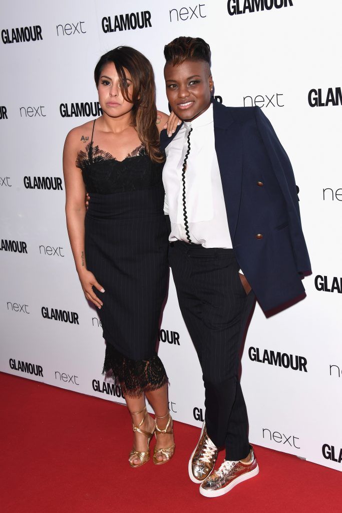 Marlen Esparza and Nicola Adams attend the Glamour Women of The Year awards 2017 at Berkeley Square Gardens on June 6, 2017 in London, England.  (Photo by Stuart C. Wilson/Getty Images)