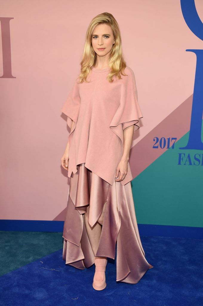 Brit Marling attends the 2017 CFDA Fashion Awards at Hammerstein Ballroom on June 5, 2017 in New York City.  (Photo by Dimitrios Kambouris/Getty Images)