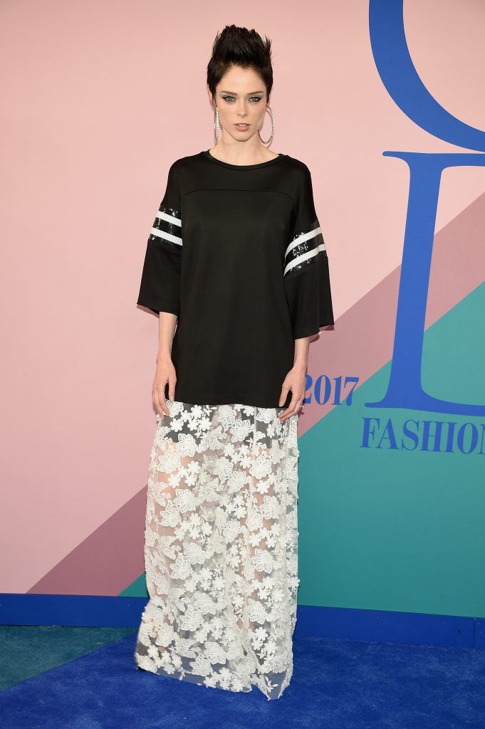Coco Rocha attends the 2017 CFDA Fashion Awards at Hammerstein Ballroom on June 5, 2017 in New York City.  (Photo by Dimitrios Kambouris/Getty Images)