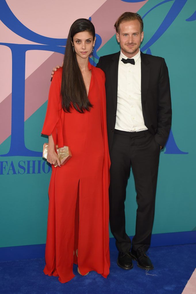 Ana Lerario and designer Robert Geller attend the 2017 CFDA Fashion Awards at Hammerstein Ballroom on June 5, 2017 in New York City.  (Photo by Dimitrios Kambouris/Getty Images)