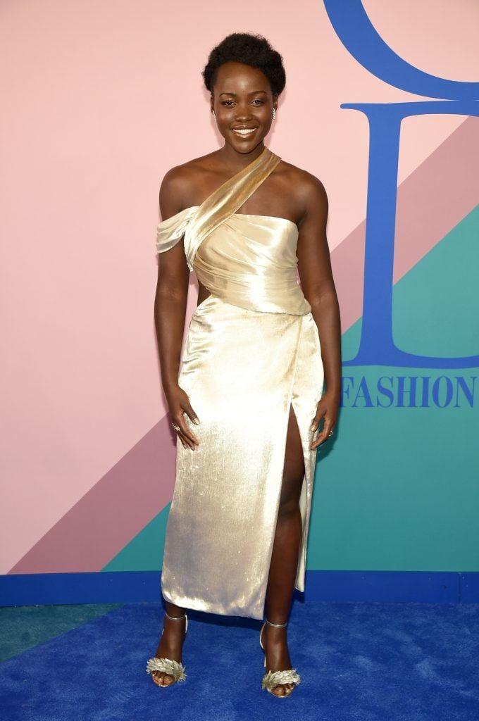 Lupita Nyong'o attends the 2017 CFDA Fashion Awards at Hammerstein Ballroom on June 5, 2017 in New York City.  (Photo by Dimitrios Kambouris/Getty Images)