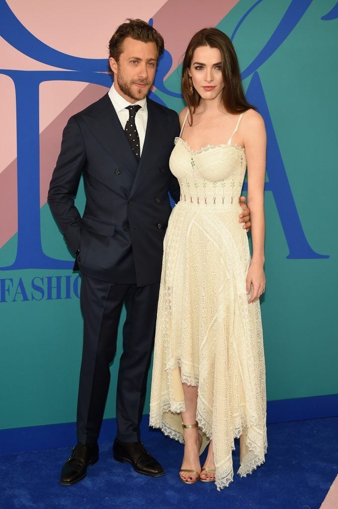 Francesco Carrozzini and Bee Shaffer attend the 2017 CFDA Fashion Awards at Hammerstein Ballroom on June 5, 2017 in New York City.  (Photo by Dimitrios Kambouris/Getty Images)