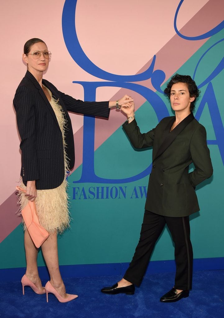 Jenna Lyons and Roberta Colindrez attend the 2017 CFDA Fashion Awards at Hammerstein Ballroom on June 5, 2017 in New York City.  (Photo by Dimitrios Kambouris/Getty Images)