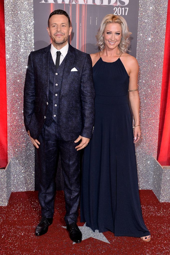 Faye Tozer (R) and Lee Latchford-Evans attend The British Soap Awards at The Lowry Theatre on June 3, 2017 in Manchester, England. The Soap Awards will be aired on June 6 on ITV at 8pm.  (Photo by Jeff Spicer/Getty Images)