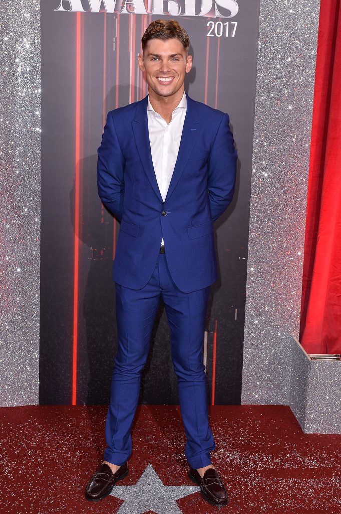 Kieron Richardson attends The British Soap Awards at The Lowry Theatre on June 3, 2017 in Manchester, England. The Soap Awards will be aired on June 6 on ITV at 8pm.  (Photo by Jeff Spicer/Getty Images)