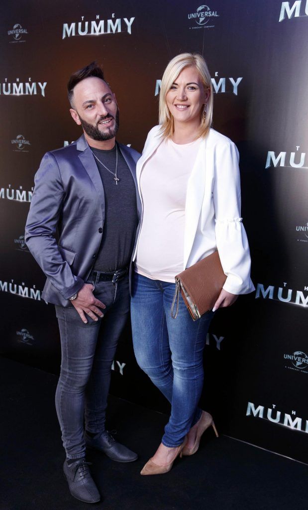Enny and Jade Buono pictured at the Universal Pictures Irish premiere screening of The Mummy at Cineworld, Dublin. Picture by Andres Poveda