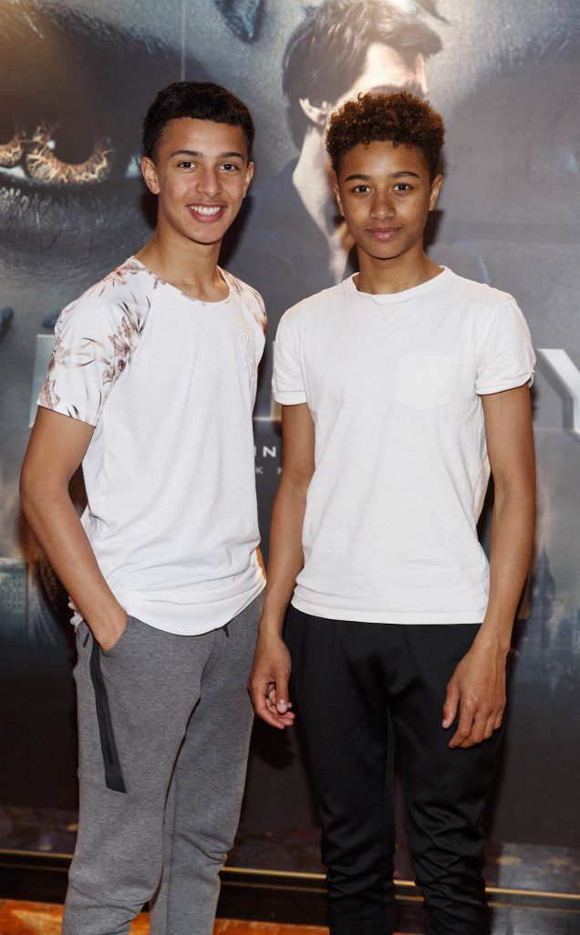 Yonas Kahsay and Dare Olabode pictured at the Universal Pictures Irish premiere screening of The Mummy at Cineworld, Dublin. Picture by Andres Poveda