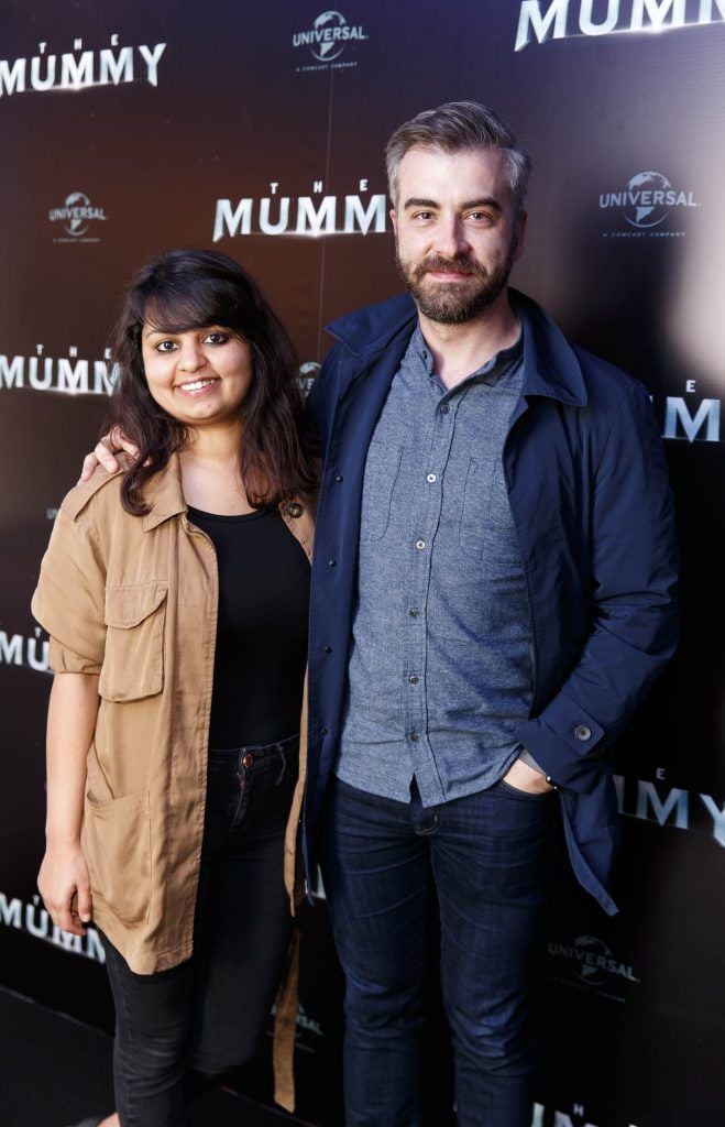 Prerna Gupta and Miguel Rivas pictured at the Universal Pictures Irish premiere screening of The Mummy at Cineworld, Dublin. Picture by Andres Poveda