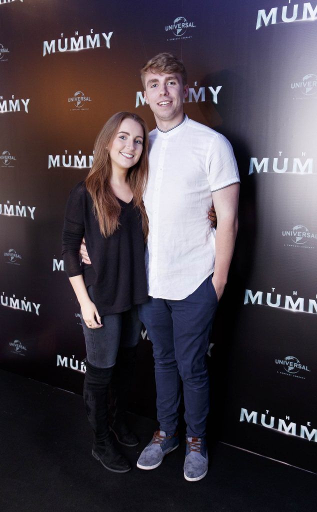 Orla Lehane and Colm McNamara pictured at the Universal Pictures Irish premiere screening of The Mummy at Cineworld, Dublin. Picture by Andres Poveda
