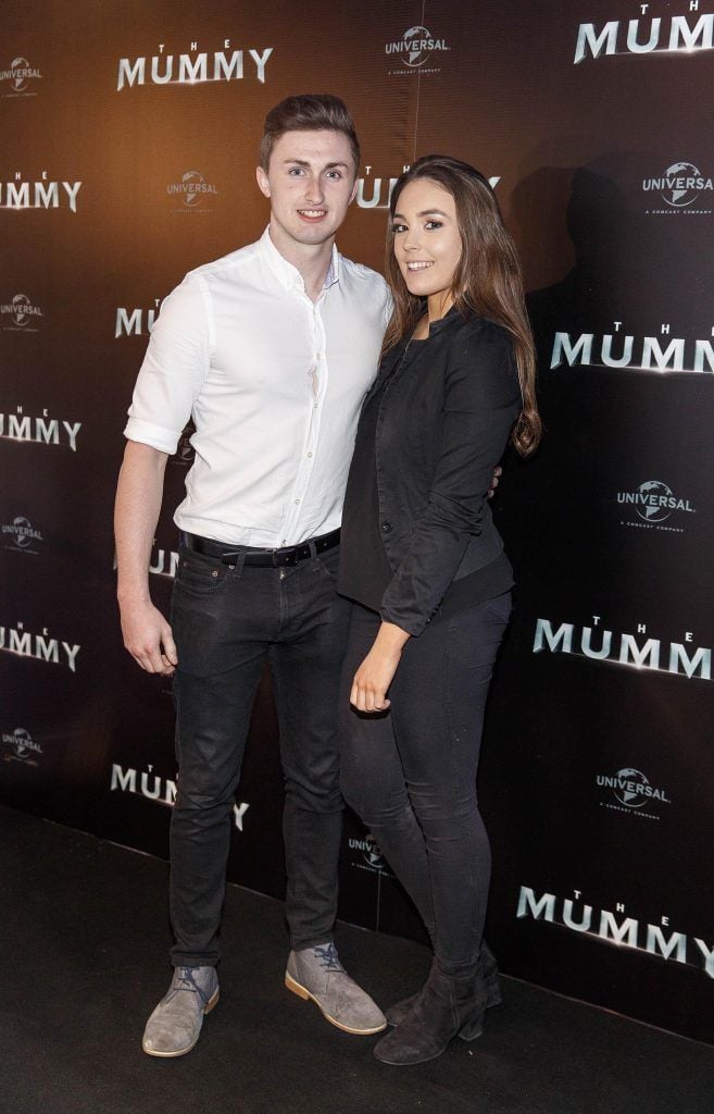 Dara Gogan and Eimear Byrne pictured at the Universal Pictures Irish premiere screening of The Mummy at Cineworld, Dublin. Picture by Andres Poveda