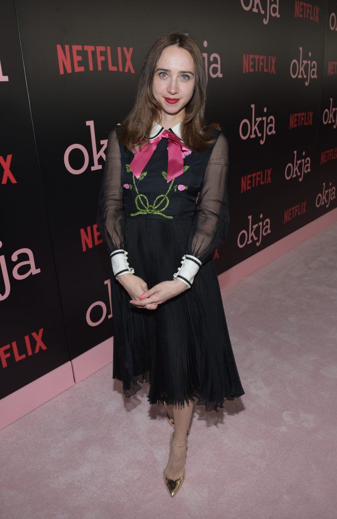 Actress Zoe Kazan attends "Okja" New York Premiere at AMC Loews Lincoln Square 13 on June 8, 2017 in New York City.  (Photo by Jason Kempin/Getty Images for Netflix)