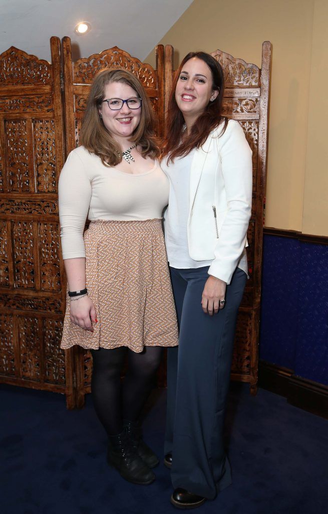 Ylenia Earolin and Martina Cima, pictured at the launch of Slide Step – The Dublin Show, a brand new Irish music, dance and performance spectacular at Number Twenty Two on South Anne Street. Pic by Robbie Reynolds