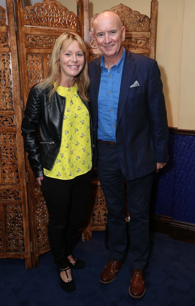 Carmel and Eamon Ennis, pictured at the launch of Slide Step – The Dublin Show, a brand new Irish music, dance and performance spectacular at Number Twenty Two on South Anne Street. Pic by Robbie Reynolds