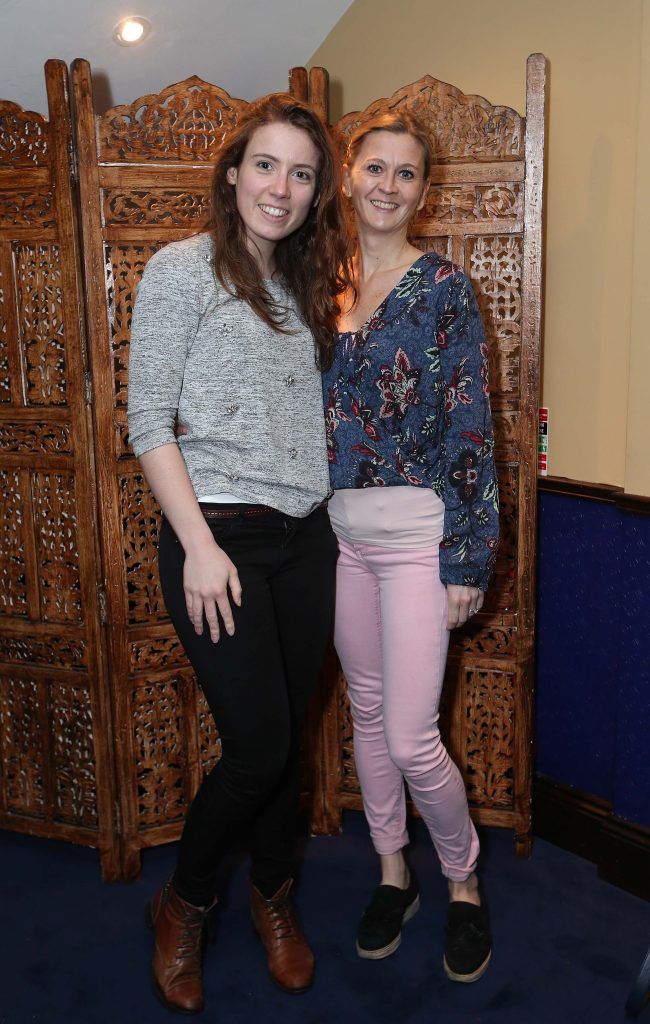 Julia Ravimi and Emeline Dudognom, pictured at the launch of Slide Step – The Dublin Show, a brand new Irish music, dance and performance spectacular at Number Twenty Two on South Anne Street. Pic by Robbie Reynolds