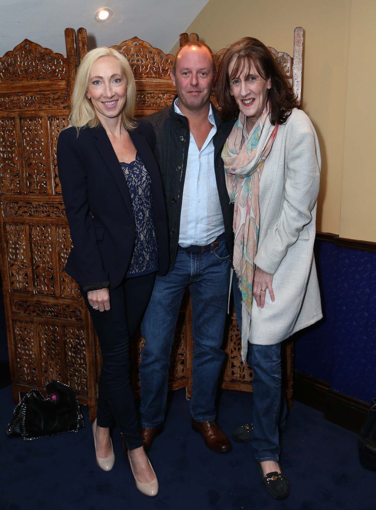 Lisa and Peter Carmody with Jean Crowley, pictured at the launch of Slide Step – The Dublin Show, a brand new Irish music, dance and performance spectacular at Number Twenty Two on South Anne Street. Pic by Robbie Reynolds