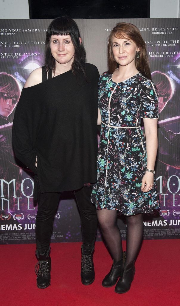 Director Zoe Kavanagh and Niamh Hogan pictured at the premiere of Demon Hunter (7th June 2017), the directional debut from Irish filmmaker Zoe Kavanagh. Photo by Patrick O'Leary