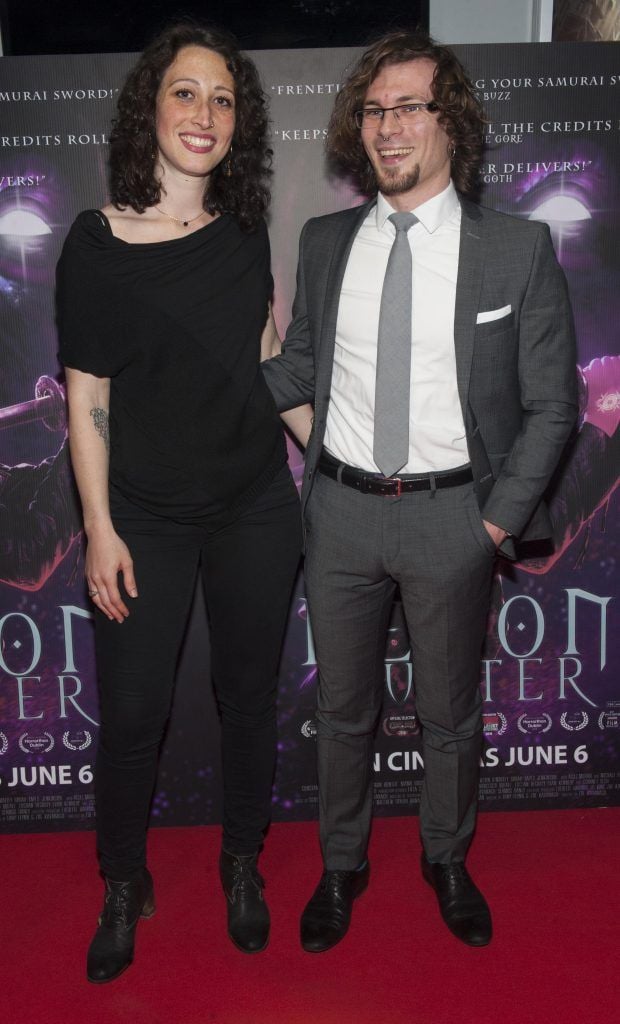 Caroline D-Pasquale  and Brian Grieco pictured at the premiere of Demon Hunter (7th June 2017), the directional debut from Irish filmmaker Zoe Kavanagh. Photo by Patrick O'Leary