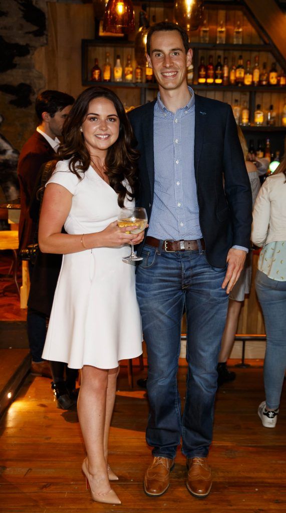 Denise O'Grady and John Peppard pictured at an event in the D Hotel to celebrate the dual launch of their new stylish bar, The Hops and classic Italian restaurant, Il Ponte. Picture by Andres Poveda